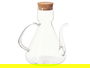 Vivalto Aceitera de Borosilicato con Tapa de Corcho 1000 ml (19 x 20 x 13 cm) (Set de 6)