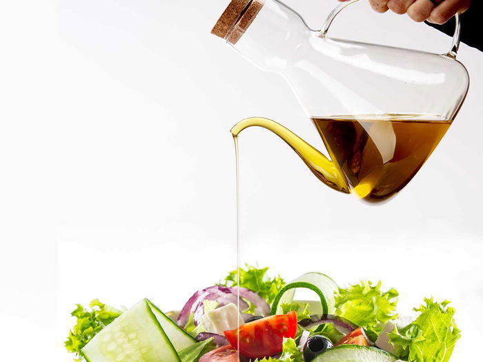 Vivalto Aceitera de Borosilicato con Tapa de Corcho 1000 ml (19 x 20 x 13 cm) (Set de 6)