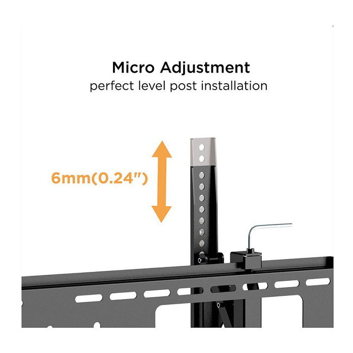 VALUE 17.99.1185 Soporte de TV de pared inclinable para 37 a 80 pulgadas, soporta hasta 75 kg, VESA 200x200 a 600x400 mm, negro