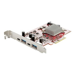 Startech PEXUSB312A2C2V Tarjeta de Expansión PCIe con 2x USB-C y 2x USB-A 10 Gbps