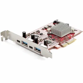 StarTech.com Tarjeta PCIe de 4 Puertos USB con 2 USB-C y 2 USB-A de 10Gbps