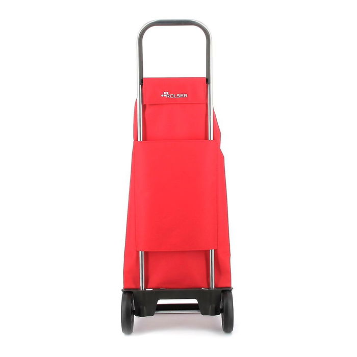 Rolser Jet LN Joy Carro de la Compra Plegable, 2 Ruedas, Bolsa de 40 Litros, Rojo