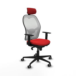 PIQUERAS Y CRESPO Silla de oficina Jorquera Rojo y Blanco