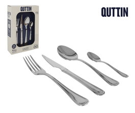 Quttin Cubertería Antartica de 24 Piezas, Pack de 8 unidades