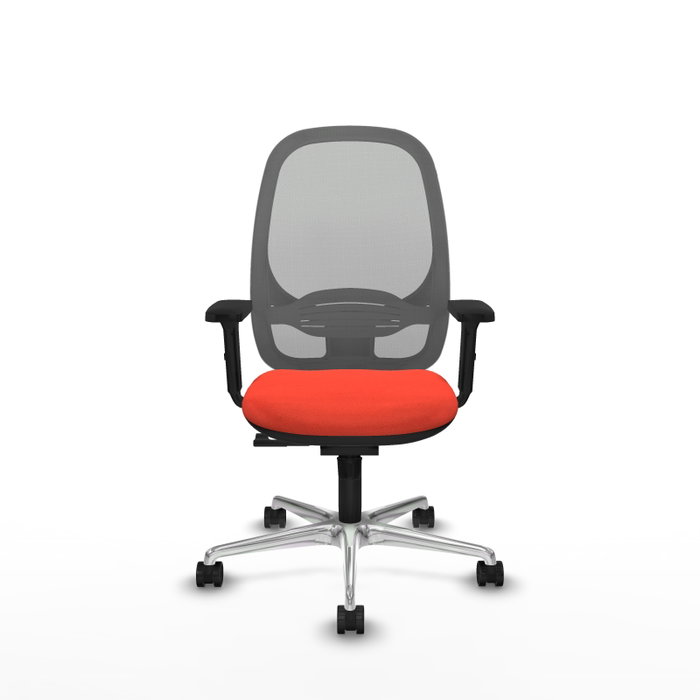 PIQUERAS Y CRESPO Silla de oficina Cilanco Naranja oscuro y Gris PIQUERAS Y CRESPO Silla de oficina Cilanco Naranja oscuro y Gris