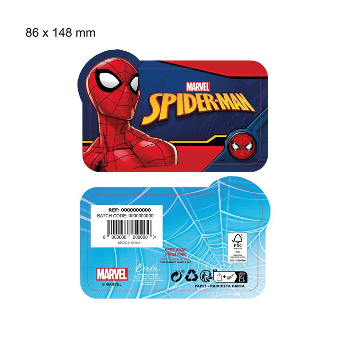 Cerdá Gorro Peruano Spiderman Marvel Rojo