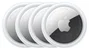 Apple AirTag 2.ª generación, Pack de 4, Plata y Blanco