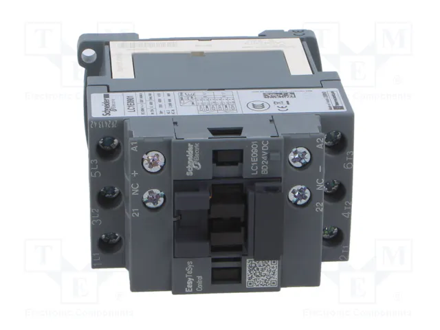 Schneider Electric LC1E0901BD Contactor Easy TeSys 9A 24VDC Schneider Electric LC1E0901BD Contactor Easy TeSys 9A 24VDC