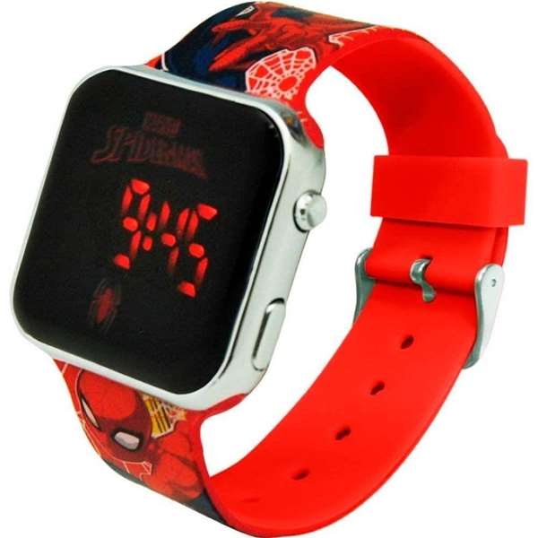 Reloj digital spiderman con luz led y funciones. 3,5cm - modelos surtidos