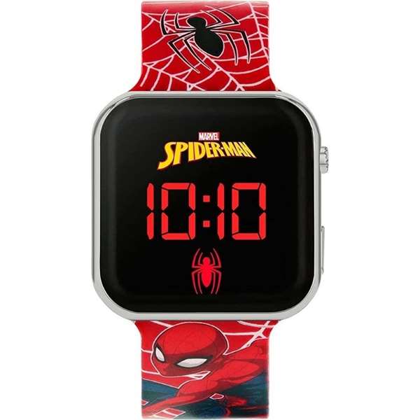 Reloj digital spiderman con luz led y funciones. 3,5cm - modelos surtidos