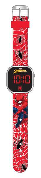 Reloj digital spiderman con luz led y funciones. 3,5cm - modelos surtidos