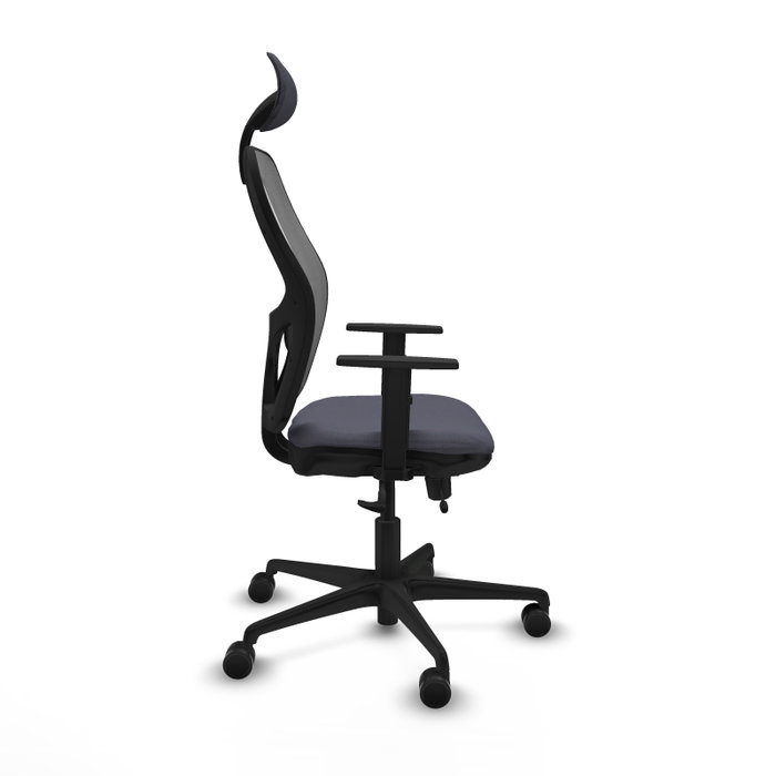 PIQUERAS Y CRESPO Silla de oficina Jorquera Sincro/Traslack Gris oscuro/Gris
