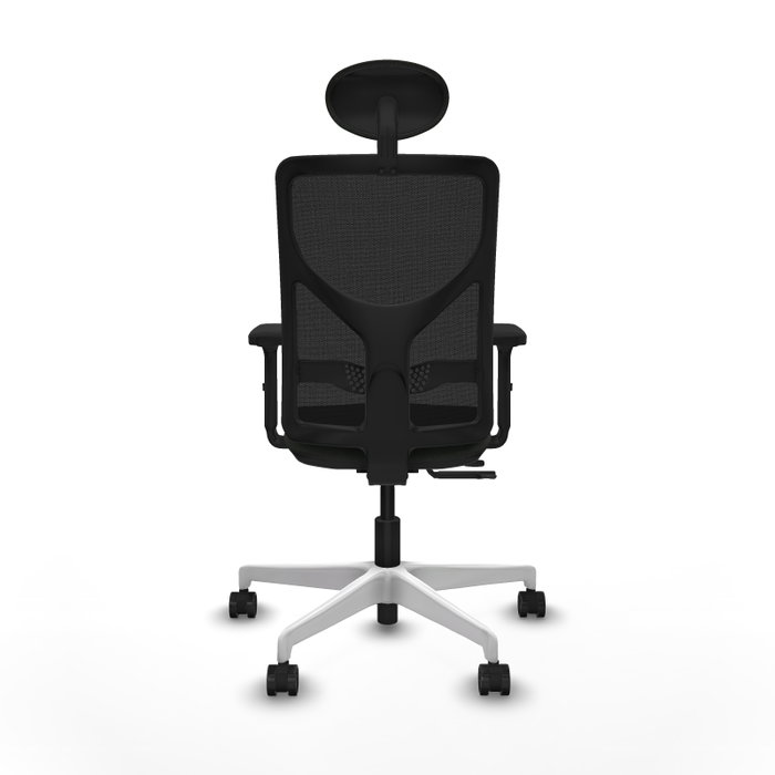 PIQUERAS Y CRESPO Silla de oficina Motilla con mecanismo Sincro/Traslack, Negro