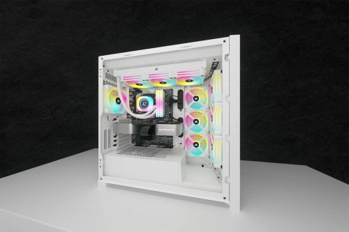 Corsair icue link aio mÓdulo de pantalla lcd, monitor cero cm (cero pulgadas), blanco, para sistemas de refrigeraciÓn por agua i