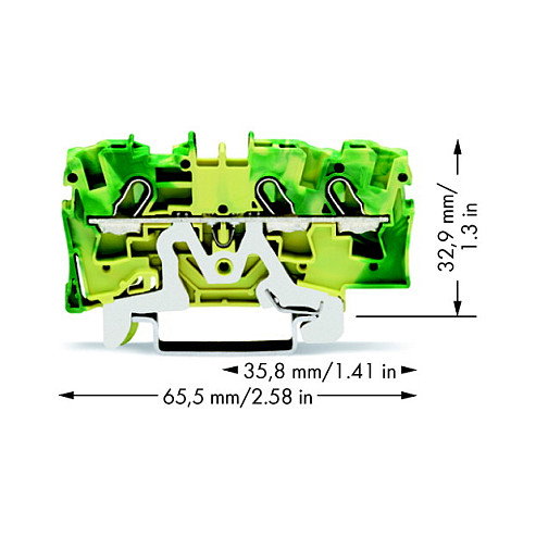 WAGO 2004-1307 Terminal de 6,2 mm
