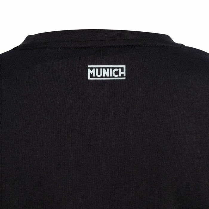 Camiseta Deportiva de Manga Corta Munich Negro