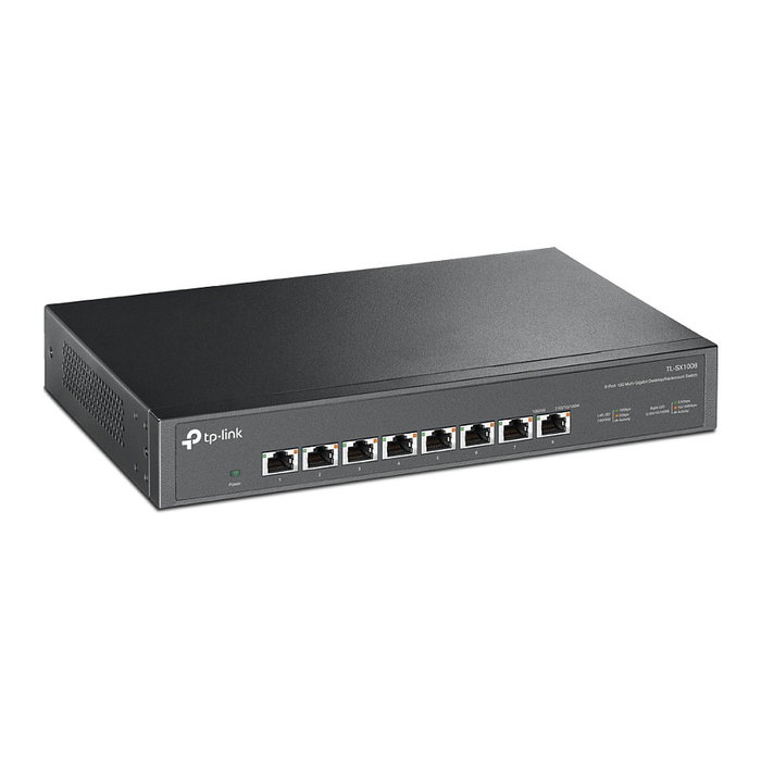 TP-Link TL-SX1008 Conmutador Multigigabit de 8 Puertos 10G RJ45 Negro