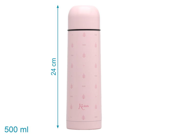 KioKids Termo para Líquidos 500 mL Rosa Doble Pared Acero Inoxidable Antigoteo Frío 24h Calor 12h Colección Petits Moments +0 Meses KioKids Termo para Líquidos 500 mL Rosa Doble Pared Acero Inoxidable Antigoteo Frío 24h Calor 12h Colección Petits Moments +0 Meses