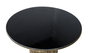 GINER Y COLOMER Mesa de Centro Mármoles Gris y Dorado Base Metal 87 cm