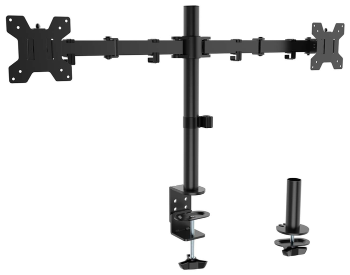 Aisens Soporte de Mesa Eco para 2 Monitores/TV de 17-32 Pulgadas, Negro