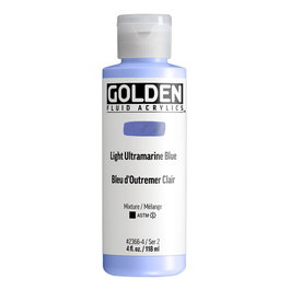 Golden Fluid Colores Acrílicos Claro Ultramar Azul 118 ml