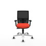 PIQUERAS Y CRESPO Silla de oficina Yunquera Naranja oscuro/Negro