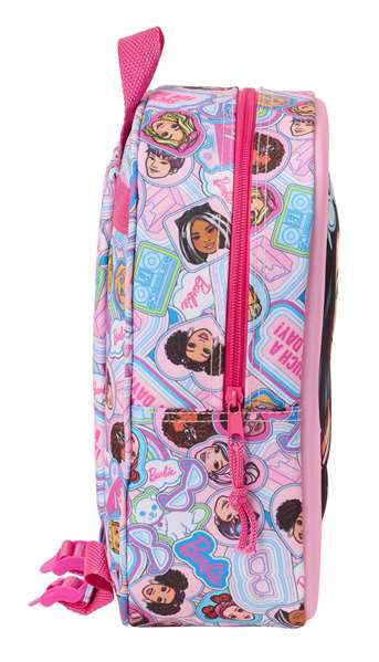 Safta Mochila Guardería 3D Barbie 3D 22x27x10 cm