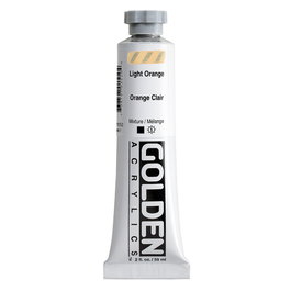 Golden Heavy Body Colores Acrílicos Naranja Claro 59 ml