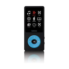 Lenco Xemio-860BU Reproductor MP3 8 GB Bluetooth con Auriculares Incluidos Azul