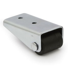 Q&Q Rueda Fija UNAI ASA D16 H21 Zincado Soporte Pala Larga Zincado