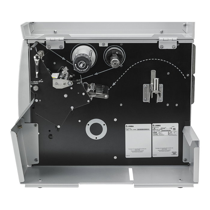 Zebra ZT510 - Impresora de Etiquetas - Transferencia Térmica / Térmica Directa - 300 x 300 DPI, 305 mm/s, 11.4 cm de Ancho, Color Gris, Con Pantalla LCD