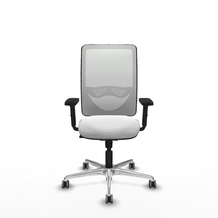 PIQUERAS Y CRESPO Silla de oficina Zulema con Mecanismo Sincro y Brazos 2D - Blanco