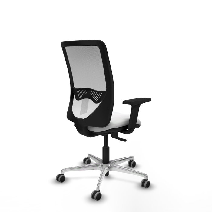 PIQUERAS Y CRESPO Silla de oficina Zulema con Mecanismo Sincro y Brazos 2D - Blanco