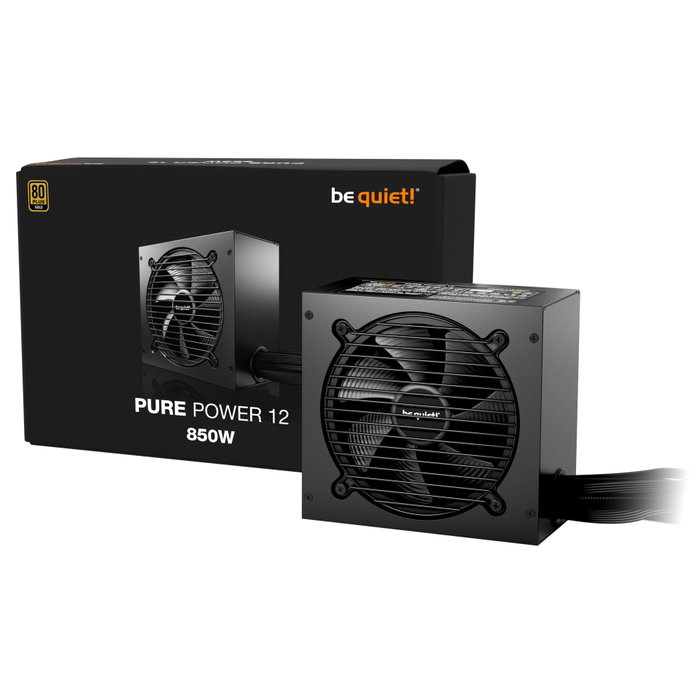be quiet! Pure Power 12 850W 80 PLUS Gold ATX 3.1 Negra be quiet! Pure Power 12 850W 80 PLUS Gold ATX 3.1 Negra