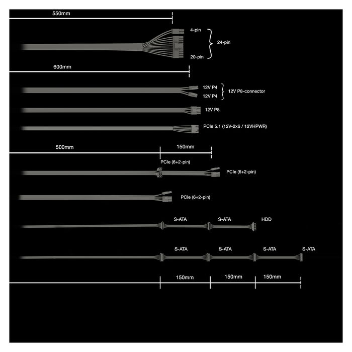 Be Quiet! PURE POWER 12 850W 80 PLUS Gold Fuente de Alimentación ATX 3.1 No Modular PC