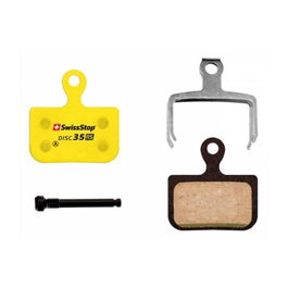 SwissStop Juego de pastillas de freno orgánicas Disc 35 RS, compatible con SRAM Red eTap AXS Gen.2, Force eTap AXS, Level Ultimate, Level TLM B1