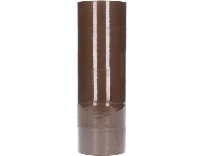 Q-connect Cinta adhesiva de polipropileno para embalaje, 100 m x 50 mm, 45 micras, alta adherencia, color Havana Q-connect Cinta adhesiva de polipropileno para embalaje, 100 m x 50 mm, 45 micras, alta adherencia, color Havana