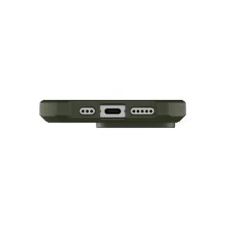 Urban Armor Gear Essential Armor MagSafe para Apple iPhone 15 Pro (6.1") - Carcasa resistente de alta protección, color Olive Drab