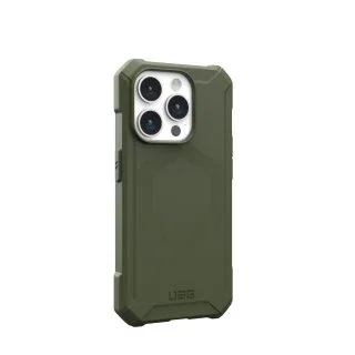 Urban Armor Gear Essential Armor MagSafe para Apple iPhone 15 Pro (6.1") - Carcasa resistente de alta protección, color Olive Drab