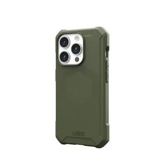 Urban Armor Gear Essential Armor MagSafe para Apple iPhone 15 Pro (6.1") - Carcasa resistente de alta protección, color Olive Drab