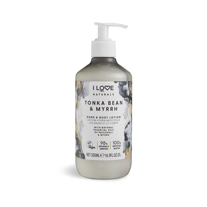 I Love Loción Naturals Collection Haba tonka & Mirra 500 ml I Love Loción Naturals Collection Haba tonka & Mirra 500 ml