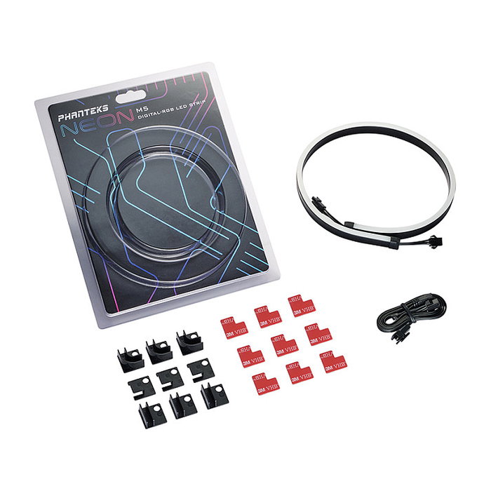 Phanteks Bandeau LED Neon Digital RGB 50cm (Negro) manueverable Phanteks Bandeau LED Neon Digital RGB 50cm (Negro) manueverable