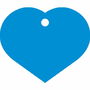 Placa identificativa para collar Imarc Heart Azul