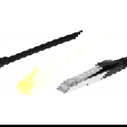 Synergy21 Patch Cable RJ45 CAT6A 3m Negro - Cable de conexion de red S/FTP AWG26 500 MHz para Internet de alta velocidad Synergy21 Patch Cable RJ45 CAT6A 3m Negro - Cable de conexion de red S/FTP AWG26 500 MHz para Internet de alta velocidad