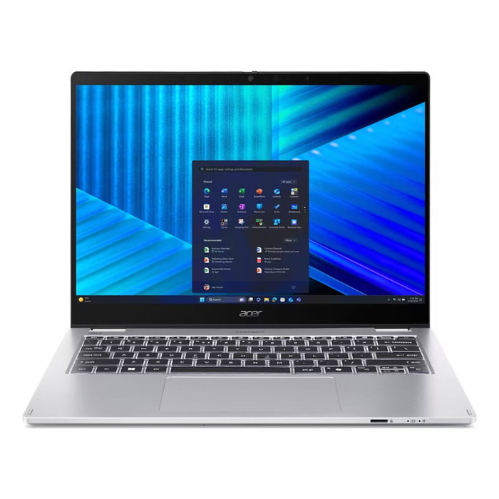 Acer TravelMate P4 Spin 14 TMP414RN-55-TCO 14 de 3K, Intel Core Ultra 7 255U, 16 GB RAM, 512 GB SSD, Azul