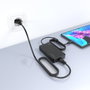 AISENS Cargador de Sobremesa GaN 90W PD3.0 1xUSB-C 1.8m, Negro