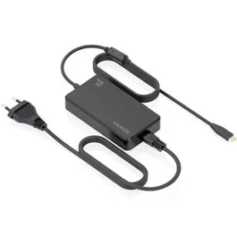 Aisens Cargador de Sobremesa GaN 90W PD3.0 USB-C ASCH-1PD90D069-BK, Negro, 1 Puerto, 1.8m Cable, Automático 5-20V, Protecciones