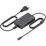Aisens Cargador de Sobremesa GaN 90W PD3.0 USB-C ASCH-1PD90D069-BK, Negro, 1 Puerto, 1.8m Cable, Automático 5-20V, Protecciones