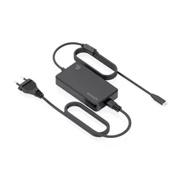 AISENS Cargador de Sobremesa GaN 90W PD3.0 1xUSB-C 1.8m, Negro
