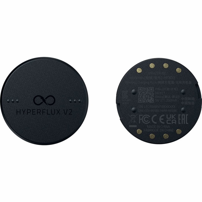 Razer HyperFlux V2 Alfombrilla de ratón para juegos Negro